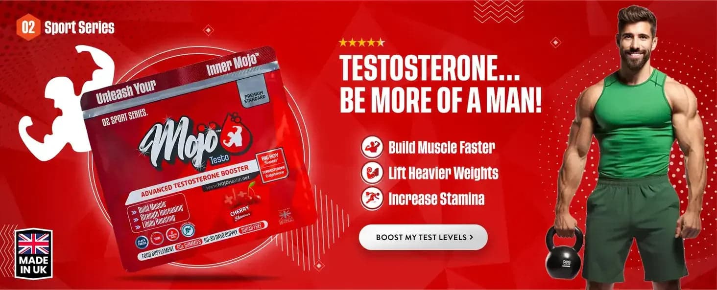 Mojo Testo gelişmiş testosteron güçlendiricisi — testosteron… daha çok erkek ol: kas daha hızlı inşa et, daha ağır kaldır, dayanıklılığı artır. Test seviyelerimi yükselterim.