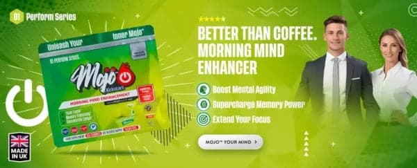 Mojo Kickstart sabah zihin geliştirici — kahveden daha iyi, sabah zihin geliştirici: mental çevikliği hızlandırın, hafıza gücünü artırın, konsantrasyonunuzu uzatın. Zihninizi Mojo'layın.